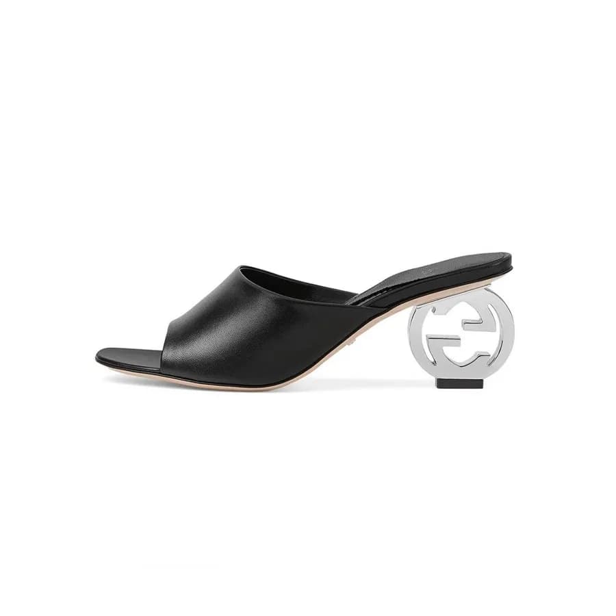 구찌 여성 블랙 샌들 - Gucci Womens Black Sandals - gus22x - 1