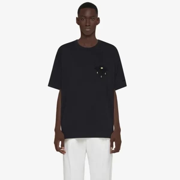 지방시 남성 블랙 반팔 티셔츠 - Givenchy Mens Black Tshirts - g… - 1