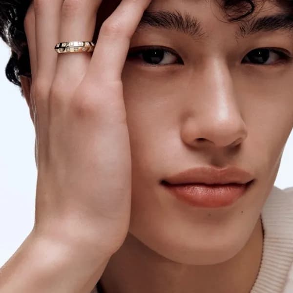루이비통 남/녀 화이트 골드 반지 - Louis vuitton Unisex Gold Rin…