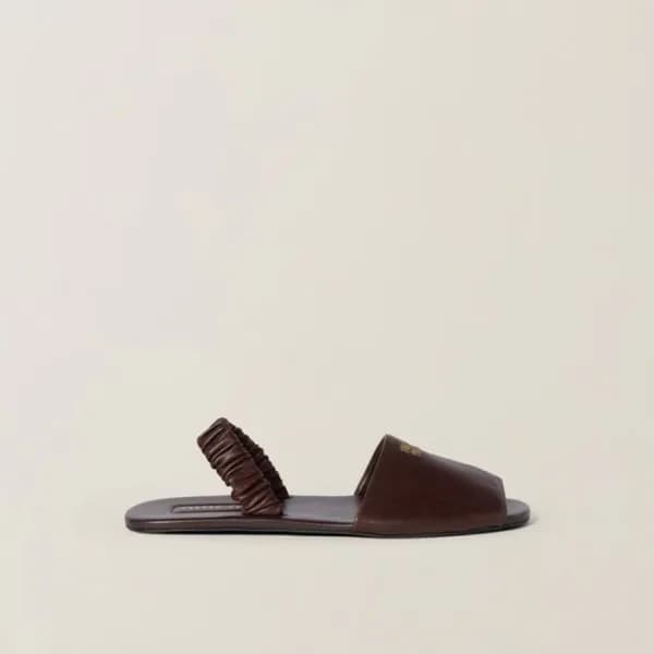 미우미우 여성 나파가죽 샌들 - Miumiu Womens Nappa Sandal - mis… - 1