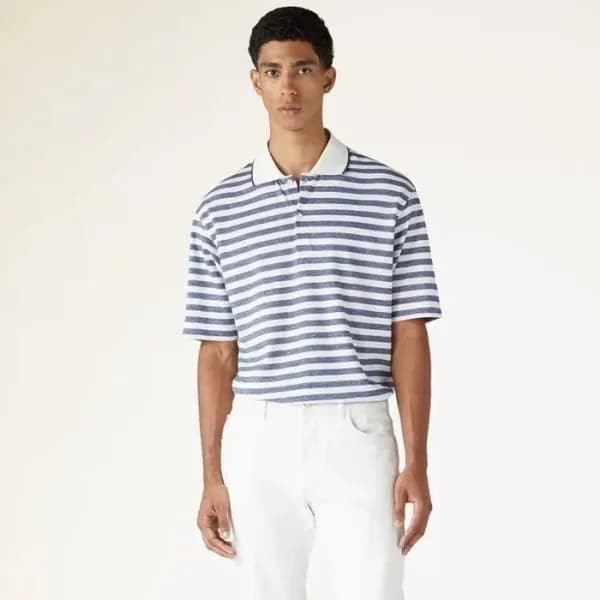 로로피아나 남성 폴로 반팔티 - Loro Piana Mens Polo Tshirt - lo… - 1