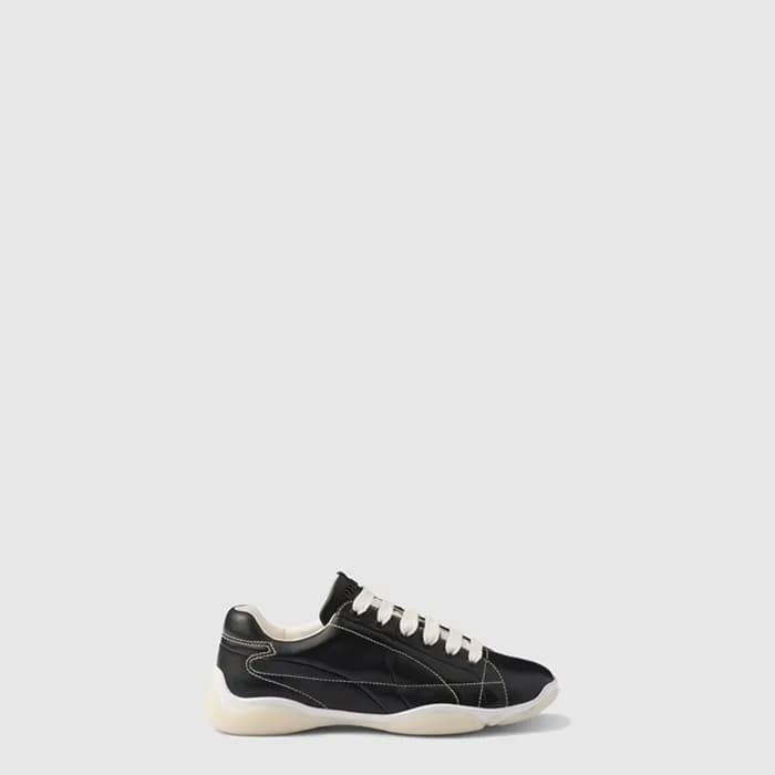 프라다 여성 나파 가죽 스니커즈 - Prada Womens Nappa Leather Sne… - 1