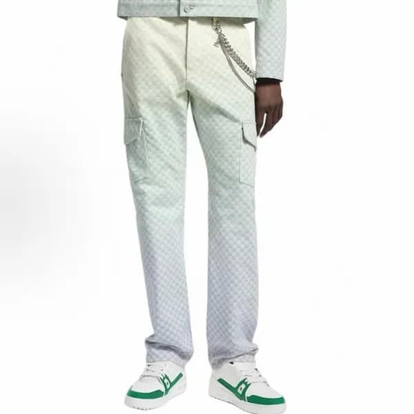 루이비통 남성 다미얼 청바지 - Louis vuitton Mens Damier Jeans … - 1