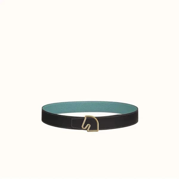 에르메스 남성 Tete De Cheval 버클 리버서블 벨트 - Hermes Mens Te… - 1