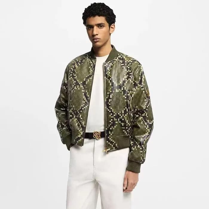 루이비통 남성 가죽 재킷 - Louis vuitton Mens Leather Jacket … - 1