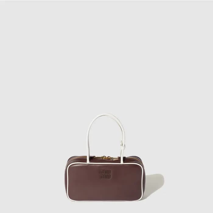 미우미우 여성 가죽 보 백 - Miumiu Womens Beau Bag - mib10808… - 1