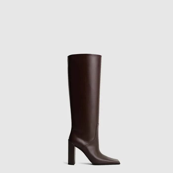 알라이아 여성 스퀘어 니 부츠 - Alaia Womens Square Knee Boots … - 1