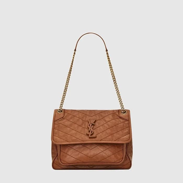 입생로랑 여성 빈티지 니키 미디엄 백 - Saint Laurent Womens Vintag… - 1