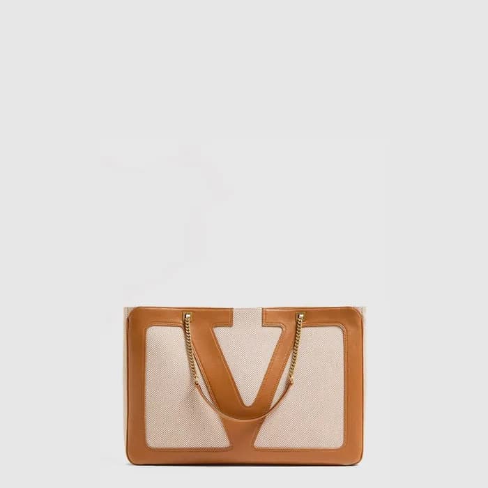 발렌티노 여성 가라바니 비바 슈퍼스타 캔버스 라지 쇼퍼 백 - Valentino Women… - 1