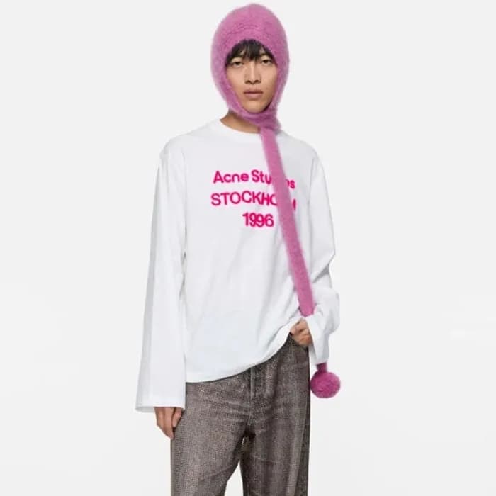 아크네 남성 라운드 긴팔티 - Acne Mens Round Tshirt - anc13521… - 1