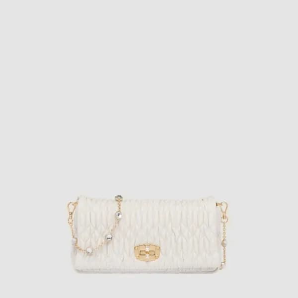 미우미우 여성 크리스탈 가죽 백 - Miumiu Womens Crystal Leather … - 1