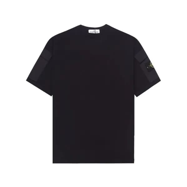 스톤아일랜드 남성 라운드 반팔 티셔츠 - Stone Island Mens Round Tsh… - 1