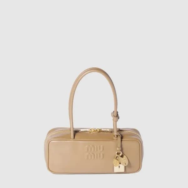 미우미우 여성 가죽 보 백 - Miumiu Womens Beau Bag - mib14720… - 1