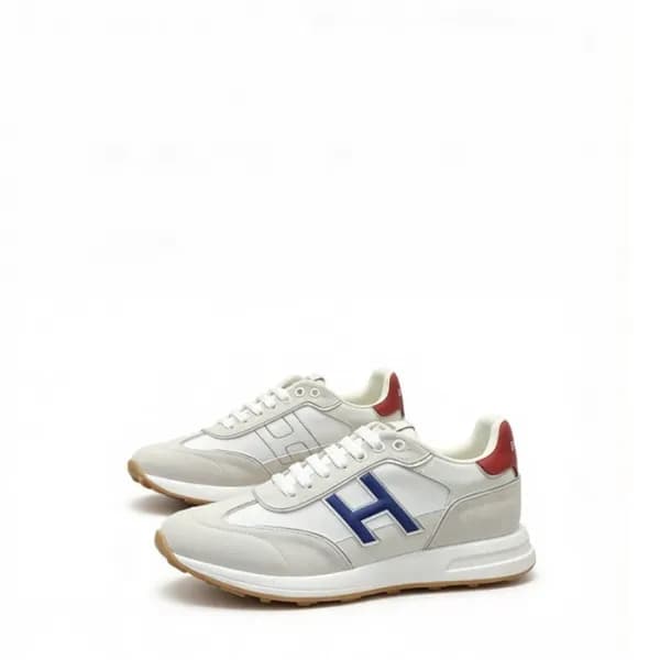 에르메스 남성 가죽 스니커즈 - Hermes Mens Leather Sneakers - h… - 1