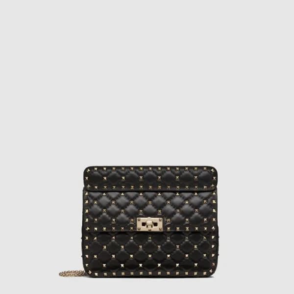 발렌티노 여성 미디엄 락스터드 스파이크 백 - Valentino Womens Medium … - 1