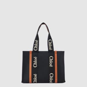 끌로에 여성 미디엄 우디 토트 백 - Chloe Womens Medium Woody Tot…