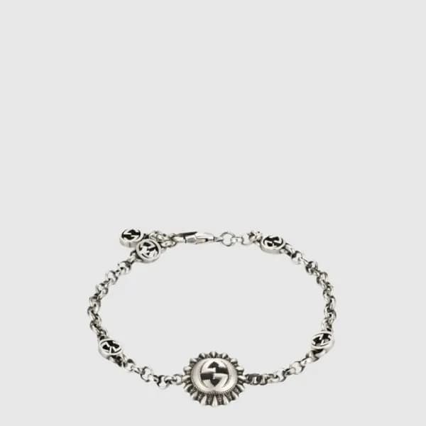 구찌 남/녀 GG 팔찌 - Gucci Unisex GG Bracelet - acc7607x - 1