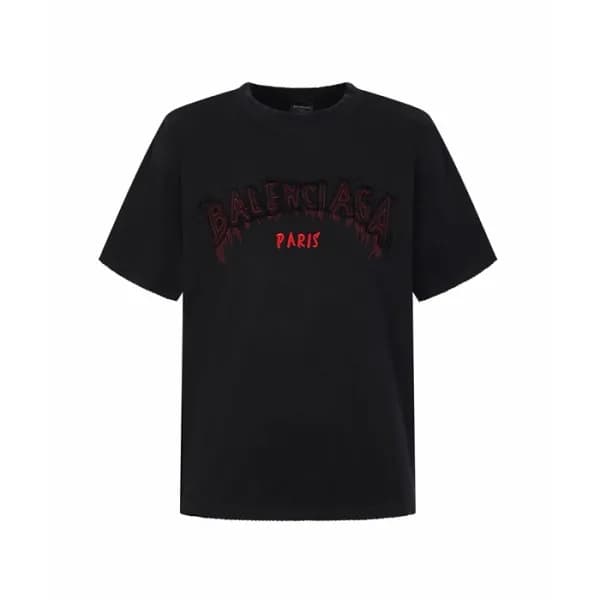 발렌시아가 남성 라운드 반팔 티셔츠 - Balenciaga Mens Round Tshirt… - 1