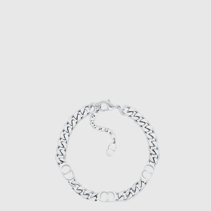 디올 남성 CD 아이콘 슬림 체인 링크 브레이슬릿 - Dior Mens CD Icon Slim Chain Link Bracelet - acc9884x - 1