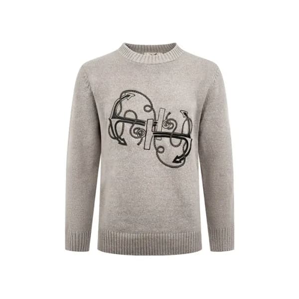 에르메스 남성 라운드 스웨터 - Hermes Mens Round Sweater - hec17615x - 1