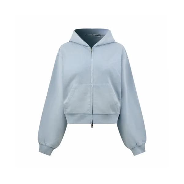 알렉산더왕 여성 숏 후드티 - Alexander wang Womens Short Hoodie - alc17692x - 1