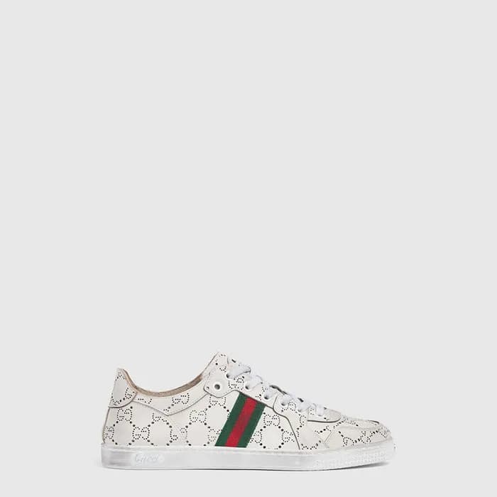 구찌 남/녀 스트레치 로우탑 스니커즈 - Gucci Unisex Stretch Low-top Sneaker - gus14710x - 1