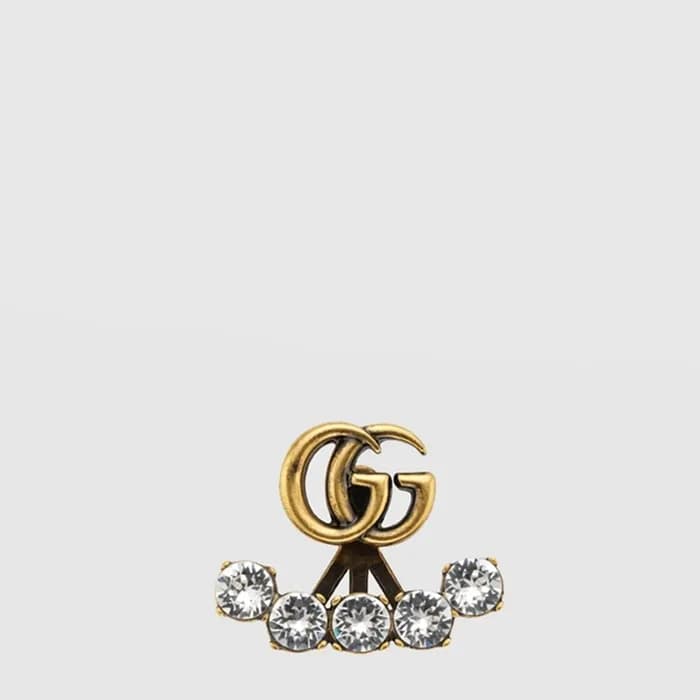 구찌 여성 크리스탈 GG 싱글 이어링 - Gucci Womens Crystal GG Single Earring - acc10887x - 1