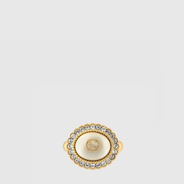 구찌 여성 인터로킹 링 - Gucci Womens Interlocking Ring - acc10958x - 1