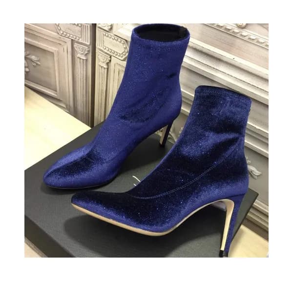 GIUSEPPE ZANOTI 2018 LADIES SILK ANKLE BOOTS - 쥬세… - 1