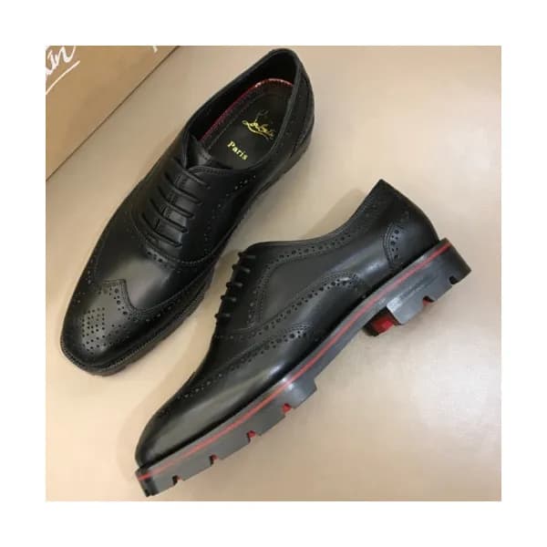 CHIRSTIAN LOUBUTIN 2018 MENS LEATHER OXFORD - 크리스챤… - 1