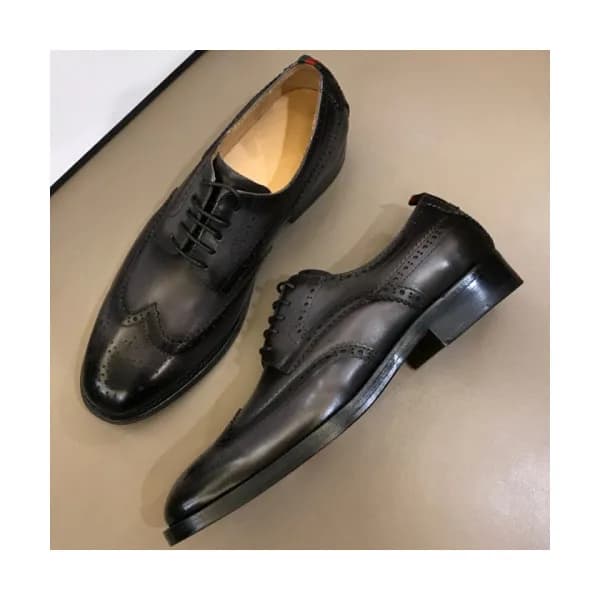 GUCCI 2018 MENS LEATHER OXFORD - 구찌 남성 레더 옥스퍼드 GU… - 1