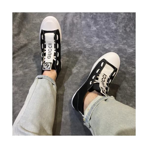 GUCCI 2018 MENS LEATHER ANKLE SKEAKERS - 구찌 남성 레더 … - 1