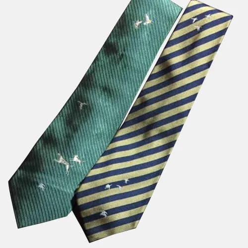 BURBERRY MENS NECKTIE NAVY, GREEN - 버버리 남성용 넥타… - 1