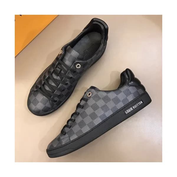 Louis Vuitton 2018 Leather Sneakers - 루이비통 신상 레더 스… - 1