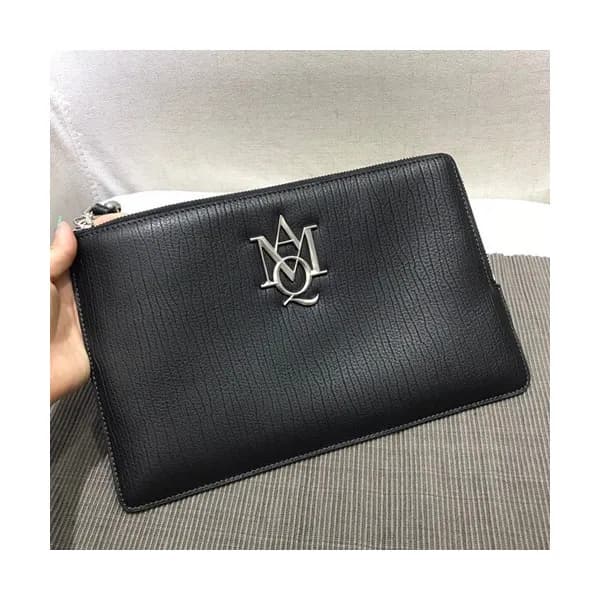 Alexander Mcqueen 2018 Leather Clutch Bag ,30CM - … - 1