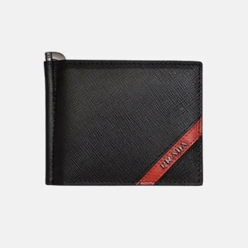 Prada 2018 Mens Saffiano Leather Money Clip - 프라다 … - 1