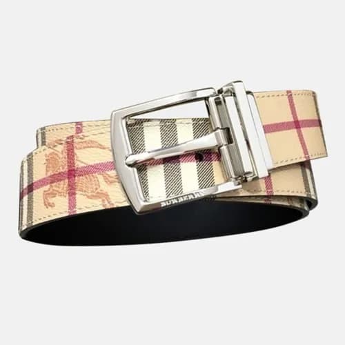 Burberry 2018 Signature Mens Leather Check Belt - … - 1