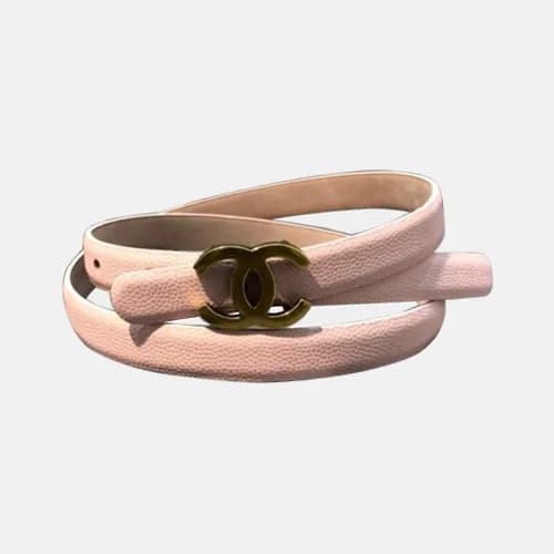Chanel 2019 Ladies Vintage Classic CC Buckle Leath… - 1