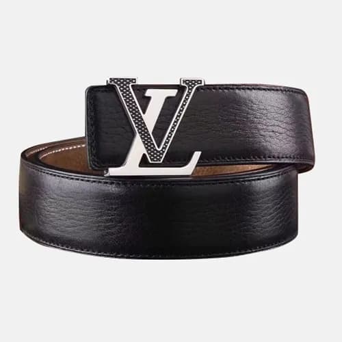 Louis vuitton 2019 Mens Initial Logo Leather Belt … - 1