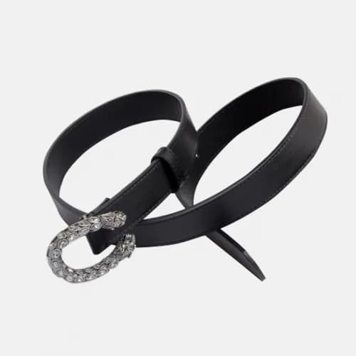 [매장판]Gucci 2019 Ladies Swarovski Steel Buckle Leat… - 1
