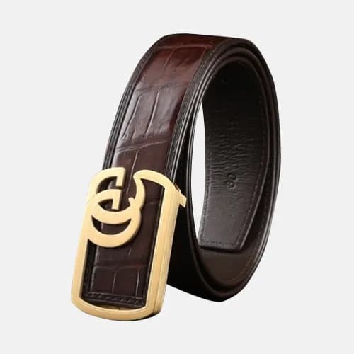 Gucci 2019 Mens Signature GG Steel Buckle Leather … - 1