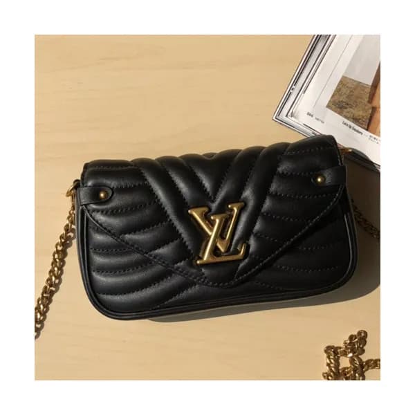 Louis Viutton Pochette New Wave Chain Shouder Cros… - 1