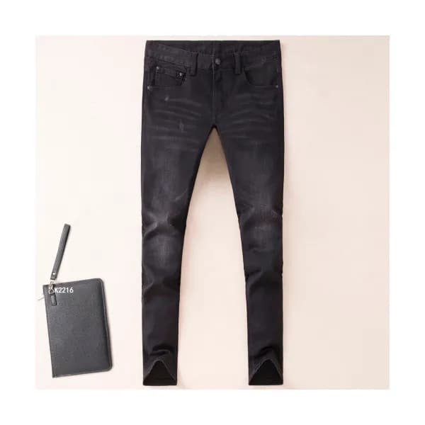 Versace 2019 Mens Embroidery Logo Slim Fit Denim P… - 1