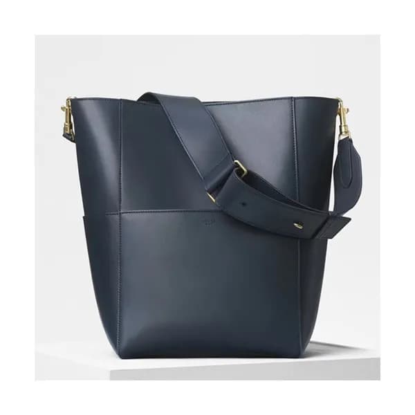 Celine Leather Sangle Shoulder Bag,33CM - 셀린느 레더 상… - 1