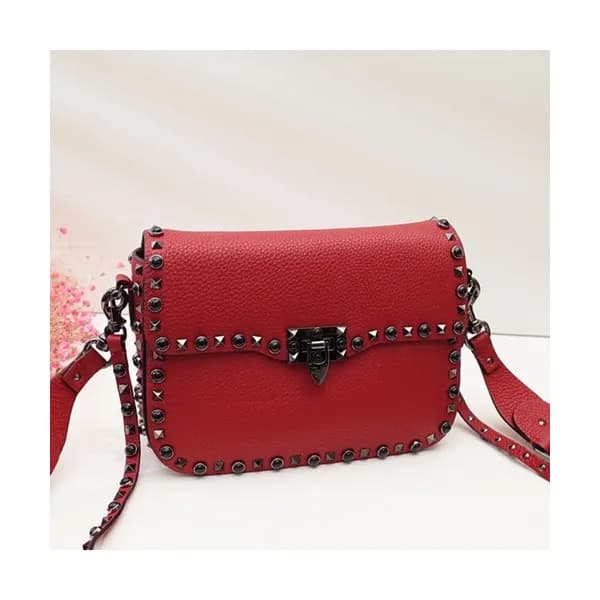 Valentino 2019 Leather Garavani Rockstud Shoudler … - 1
