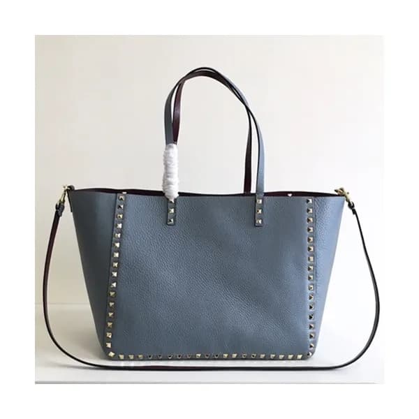 Valentino 2019 Leather Reversible Tote Shoulder Sh… - 1