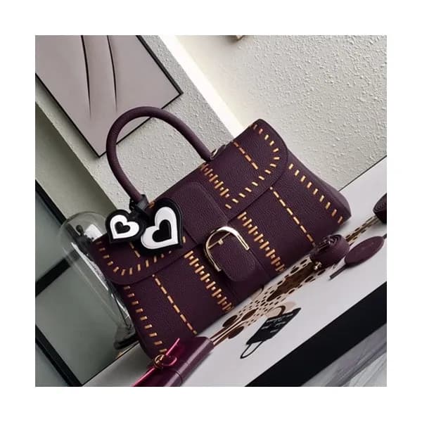 Delvaux 2019 Leather Tote Shoulder Bag,36s CM - 델보… - 1
