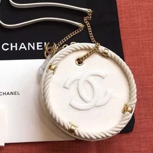 Chanel 2019 Small Round Chain Shoulder Bag ,15CM … - 1