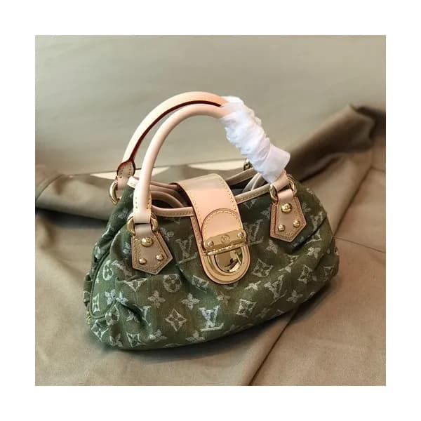 Louis Vuitton 2019 Monogram Pleaty Denim Tote Bag,… - 1
