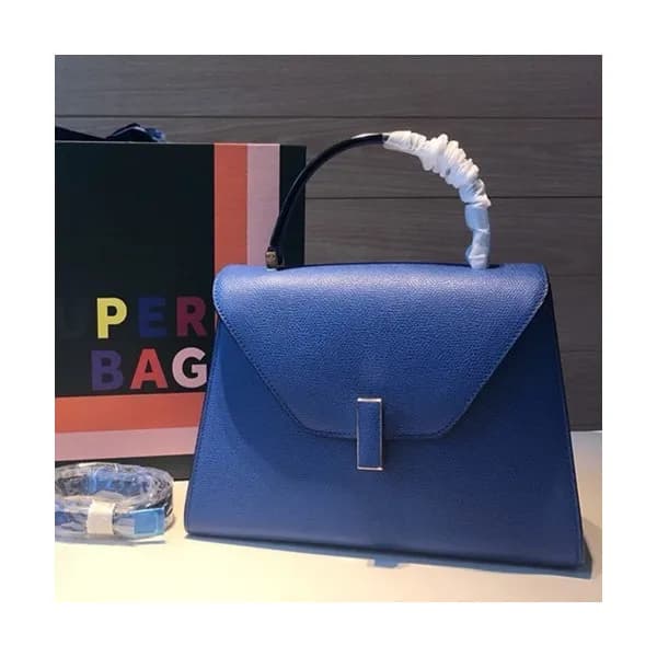 Valextra 2019 Epsom Leather Tote Shoulder Bag,22/2… - 1
